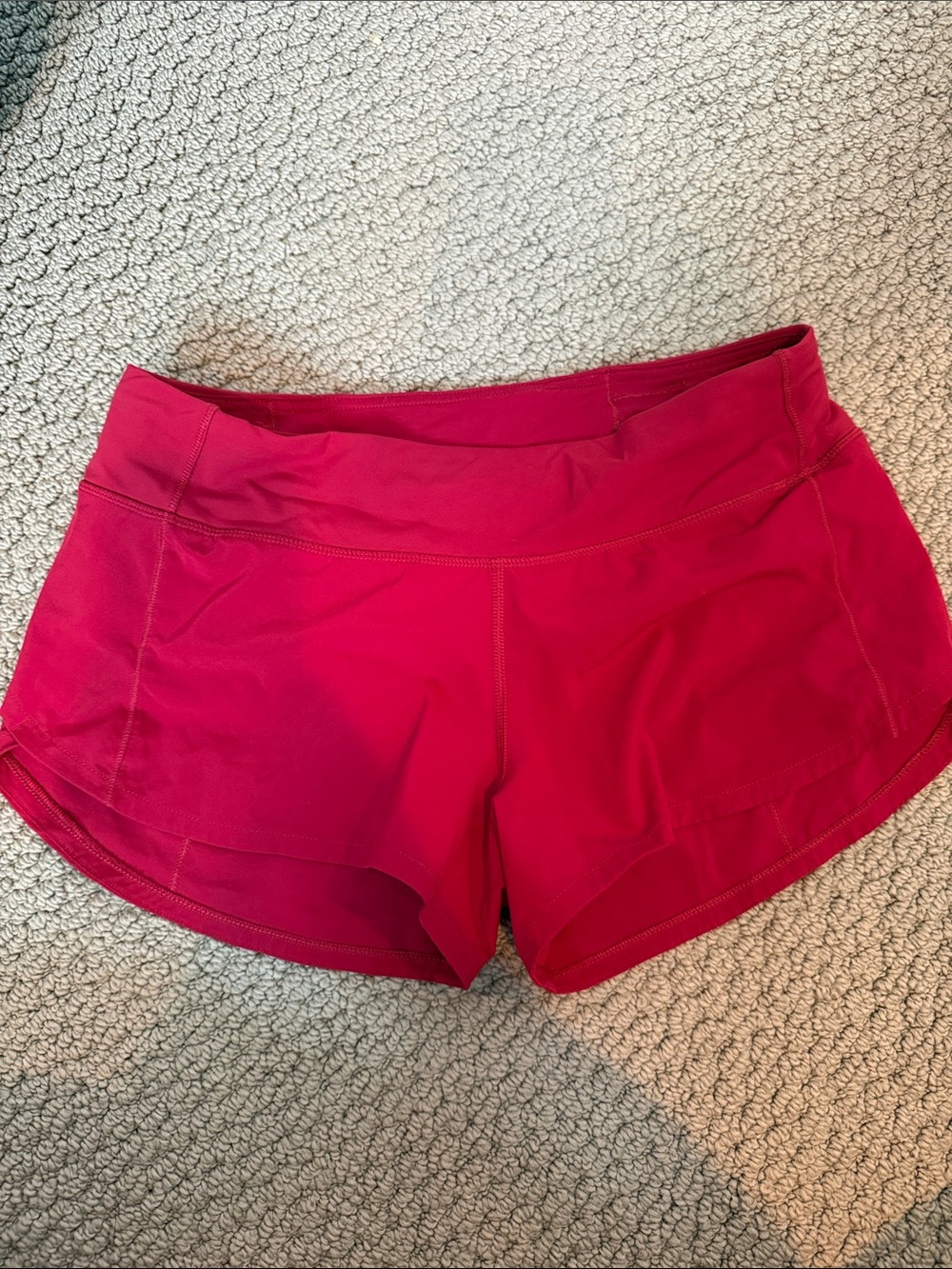 lululemon athletica Bright Pink Running Shorts